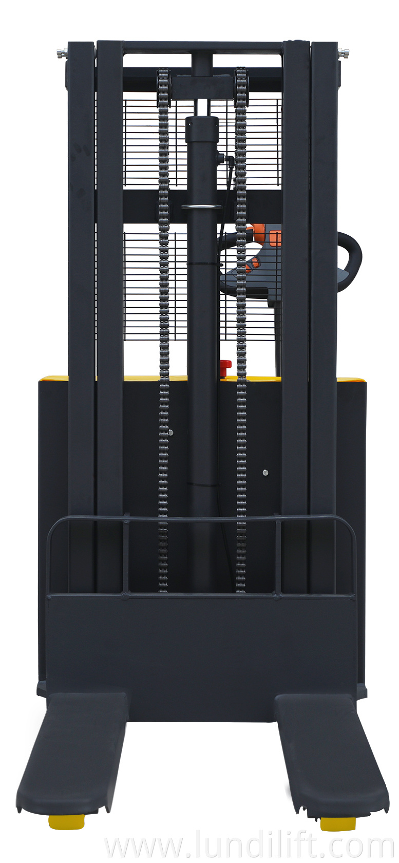 1.5T/3.5M electric battery stacker forklift